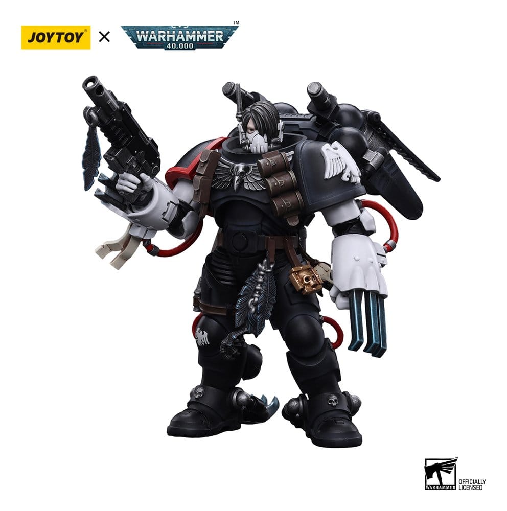Warhammer 40k Action Figure 1/18 Raven Guard Chapter Master Kayvaan Shrike 12 cm