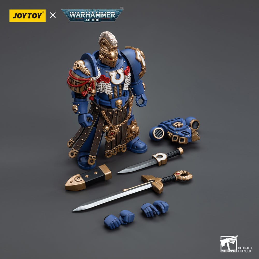 Warhammer 40k Action Figure 1/18 Ultramarines Honor Guard Chapter Champion 12 cm