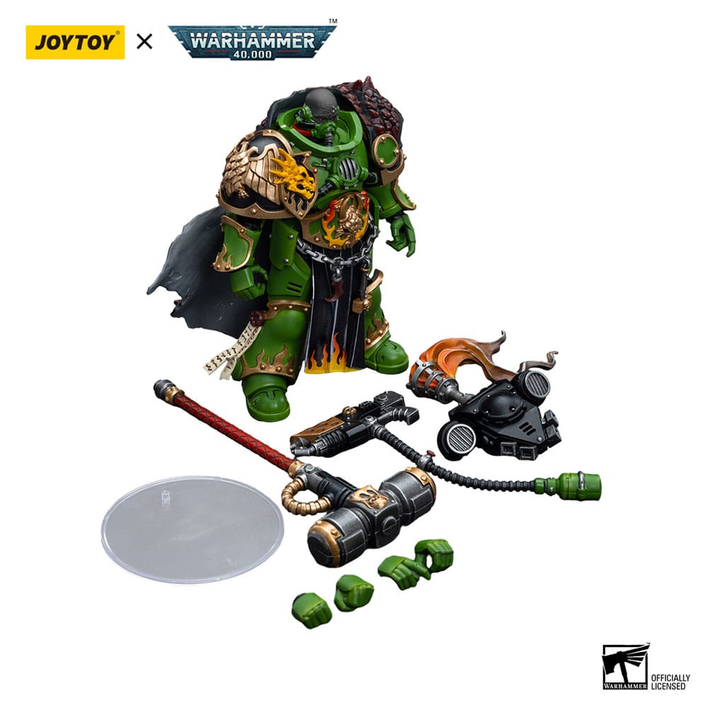 Warhammer 40k Action Figure 1/18 Salamanders Captain Adrax Agatone 12 cm