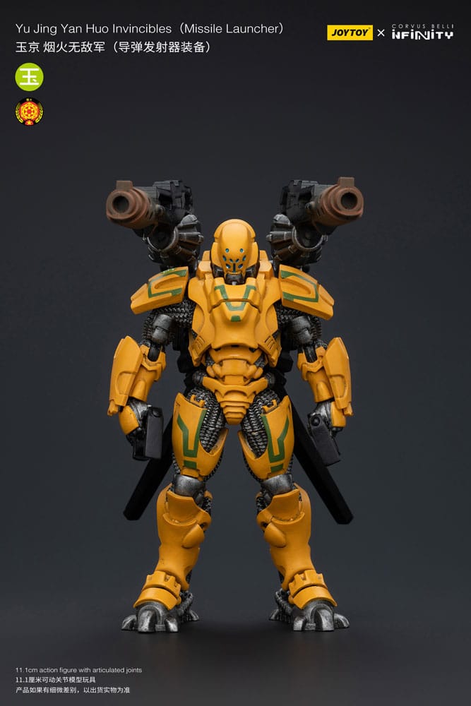 Infinity Action Figure 1/18 Yu Yuding Yan Huolnvincibles (Missile Launcher) 12 cm