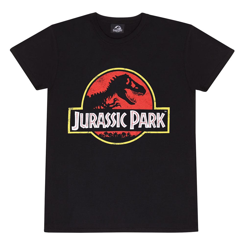 Jurassic Park T-Shirt Classic Logo Size XL