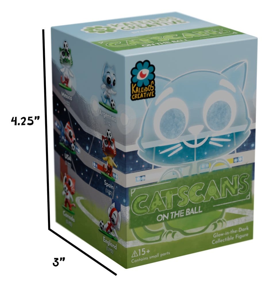 Cat Scans Mini Figures S3 - On the Ball 6 cm Blind Box Display (12)