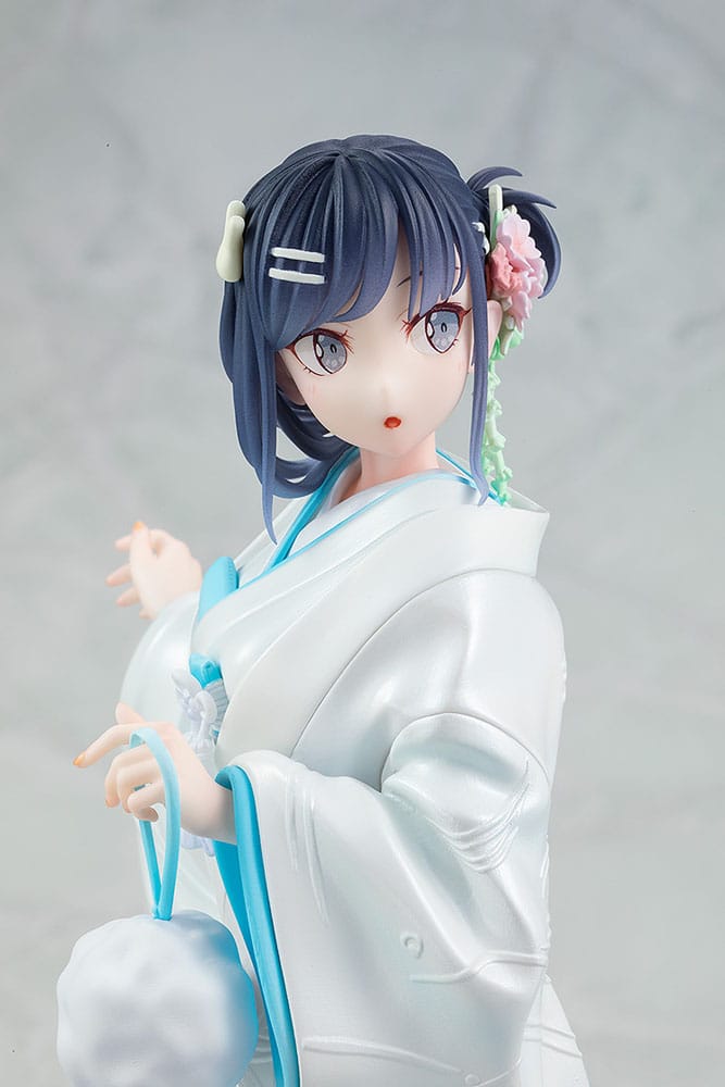 Rascal Does Not Dream of a Bunny Girl Senpai Statue 1/7 Mai Sakurajima White Kimono Ver. 23 cm