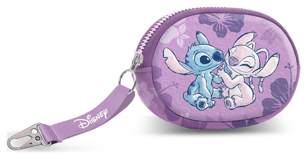 Lilo & Stitch Pill Coin Purse Stitch & Angel Pink