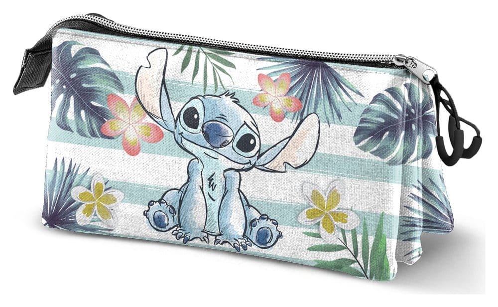 Lilo & Stitch Triple Pencil Case Ocean