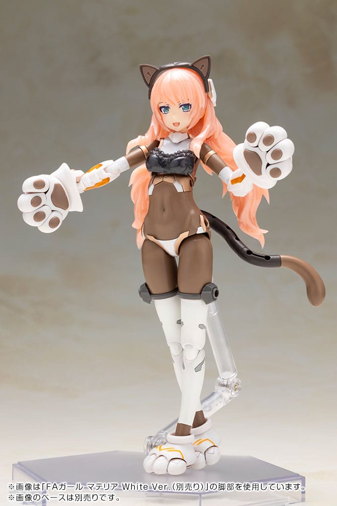 Frame Arms Girl Plastic Model Kit Durga I Cat Armor Ver. Calico 16 cm