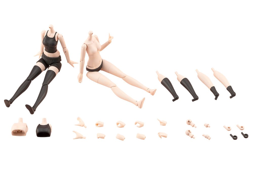 Sousai Shojo Teien Accessory Set for 1/10 Action Figures Dress Up Body Body Color C Size S
