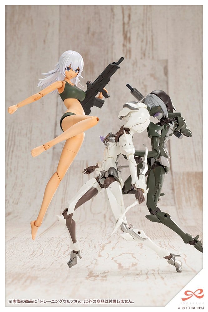 Sousai Shojo Teien Plastic Model Kit 1/10 Training Wolf 16 cm