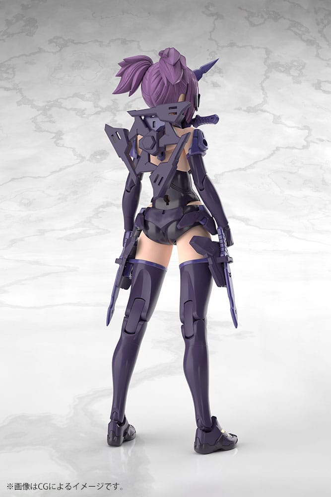 Megami Device Plastic Model Kit 1/1 Asra Ninja Kaname Shadow Edition Full Package 14 cm