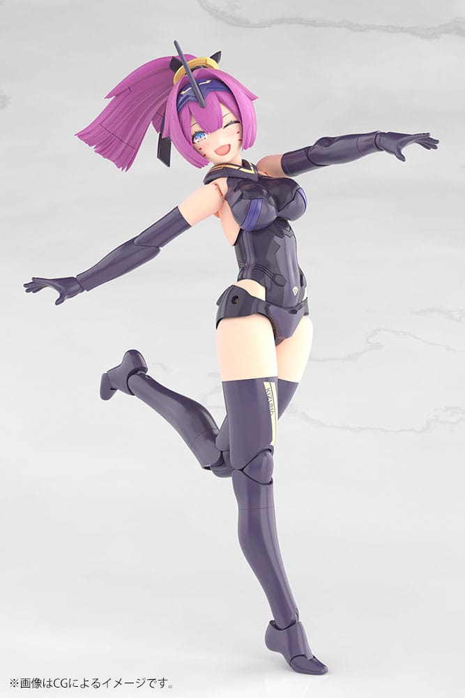 Megami Device Plastic Model Kit 1/1 Asra Archer Kizuna Shadow Edition Full Package 14 cm