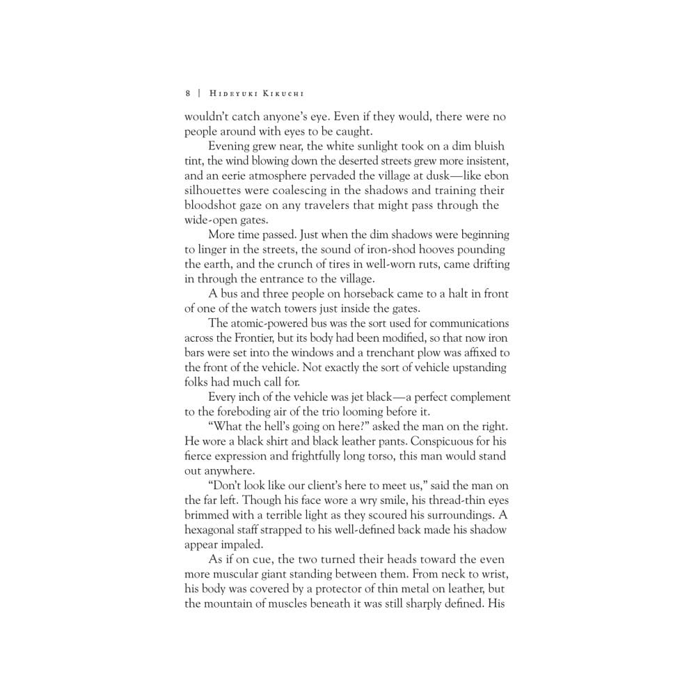 Vampire Hunter D Omnibus Novel Volume 1