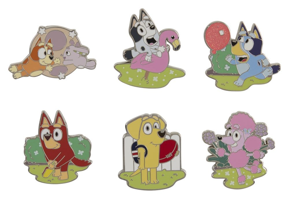 BBC by Loungefly Enamel Pins Bluey Characters Blind Display (12)