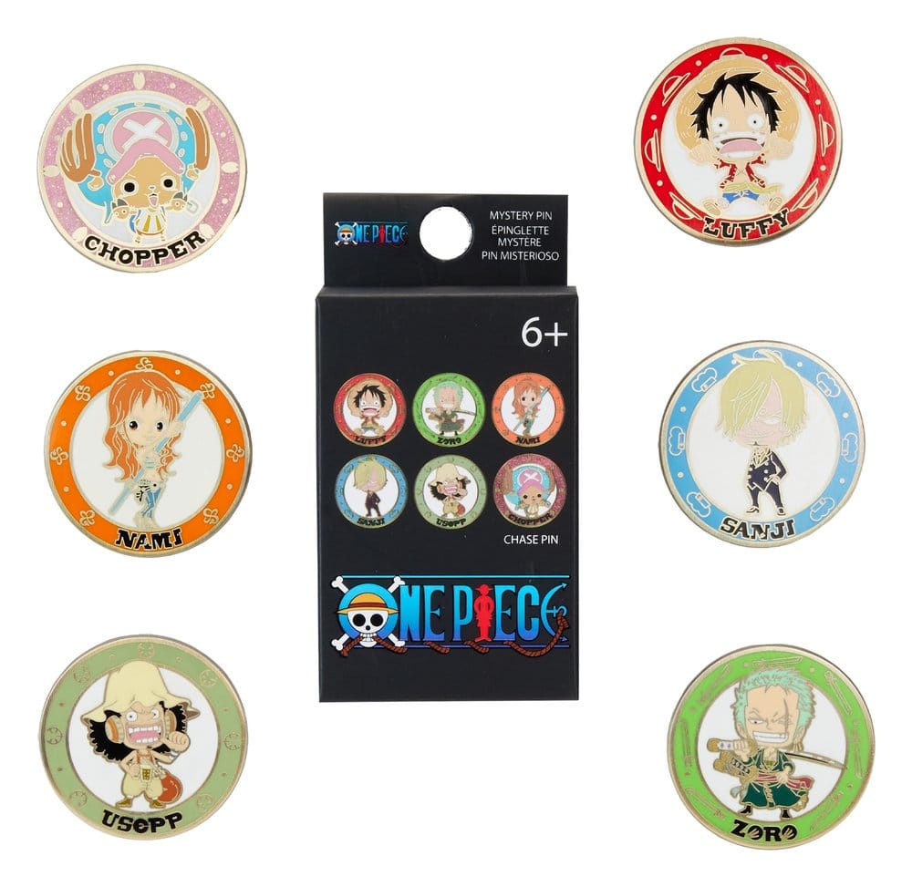 One Piece by Loungefly Enamel Pins Blind Box Chibi Assortment (12)