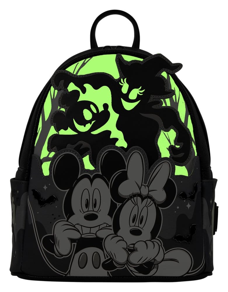 Mickey & Minnie by Loungefly Mini Backpack Ghost Light Up Glow