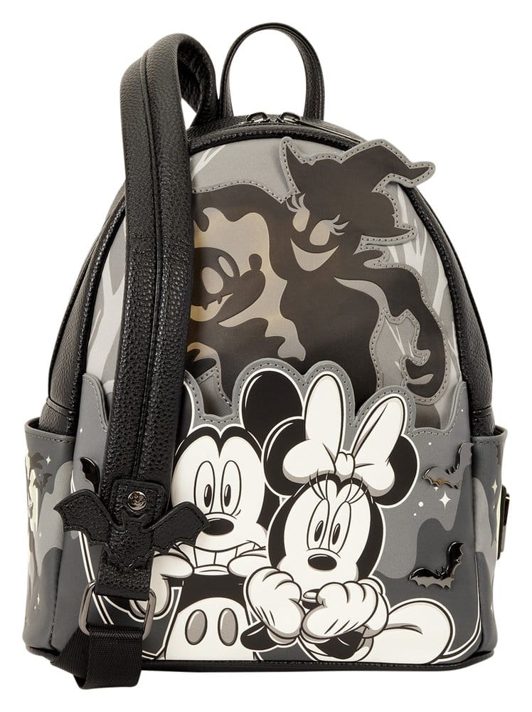 Mickey & Minnie by Loungefly Mini Backpack Ghost Light Up Glow