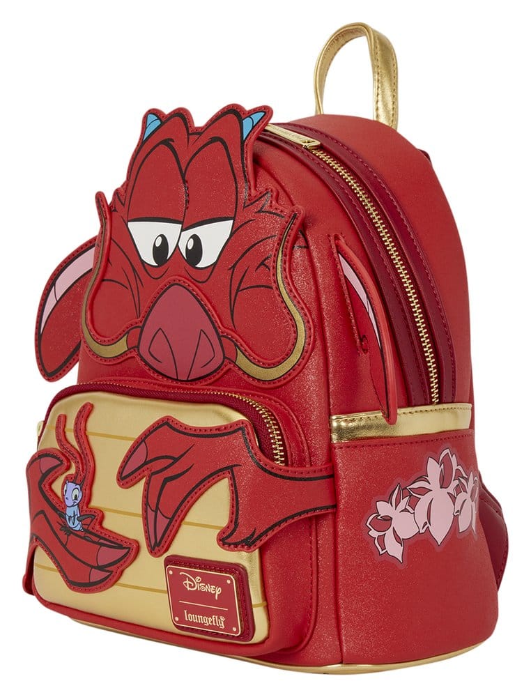 Mulan by Loungefly Mini Backpack Mushu Glitter