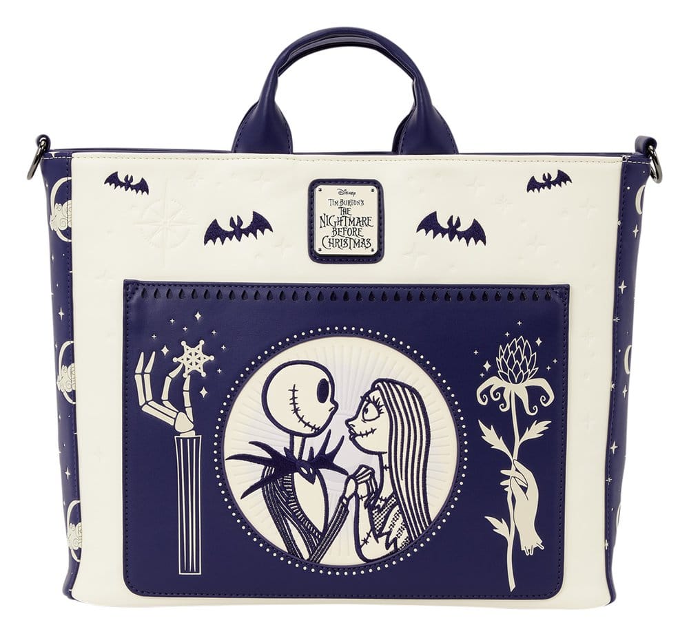 The Nightmare Before Christmas by Loungefly Backpack and Tote Bag Jack Skellington & Sally Night Sky