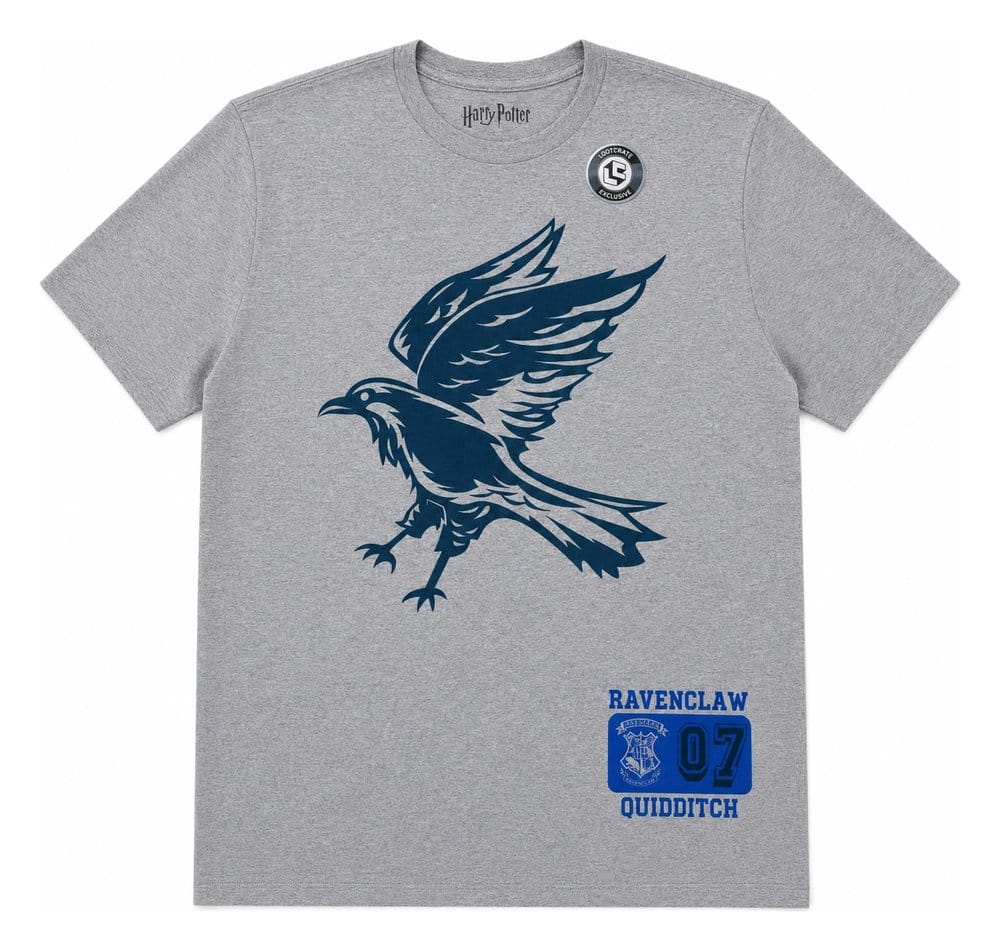 Harry Potter T-Shirt Ravenclaw 07 Quidditch Eagle Size L