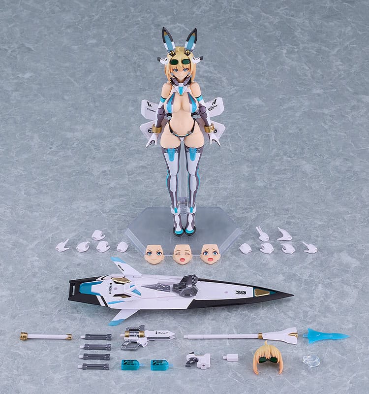 Bunny Suit Planning Figma Action Figure Sophia F. Shirring: Updated Ver. 17 cm