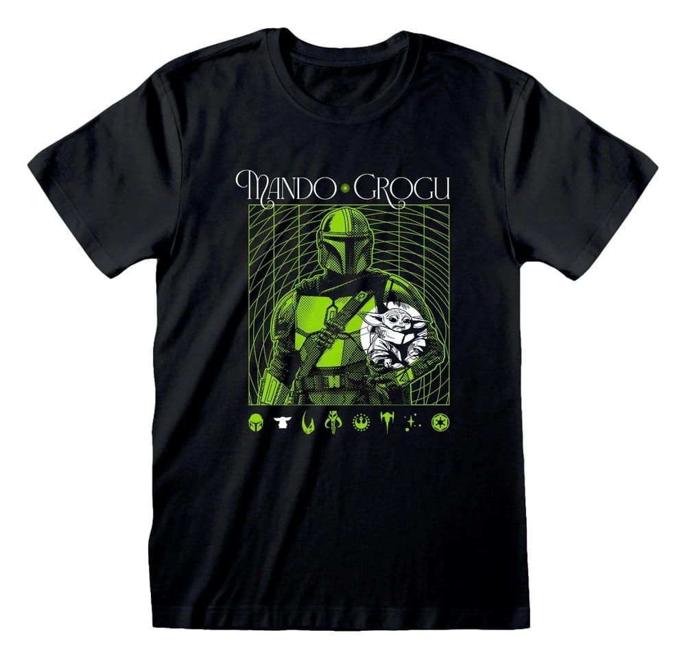 Star Wars The Mandalorian T-Shirt Handover Green Size S