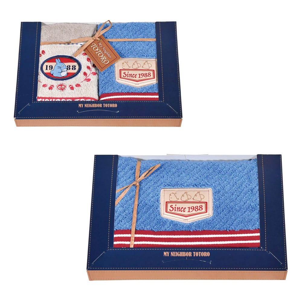 My Neighbor Totoro Towel 3-Set Denim stitching