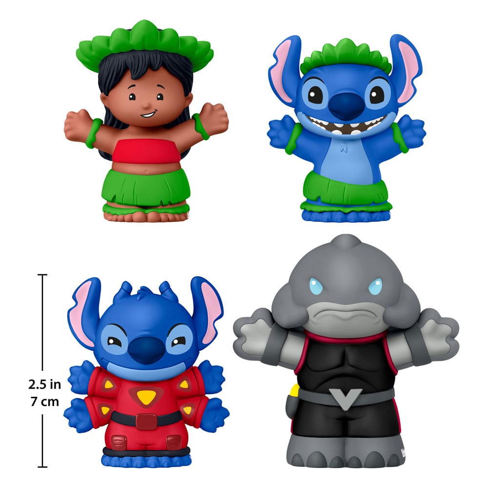 Lilo & Stich Fisher-Price Little People Collector Mini Figures 4-Pack 7 cm