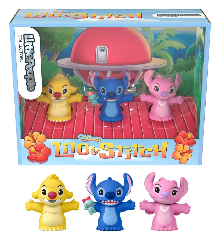 Lilo & Stitch Little People Collector Mini Figure 3-Pack Stitch & The Cousins 7 cm