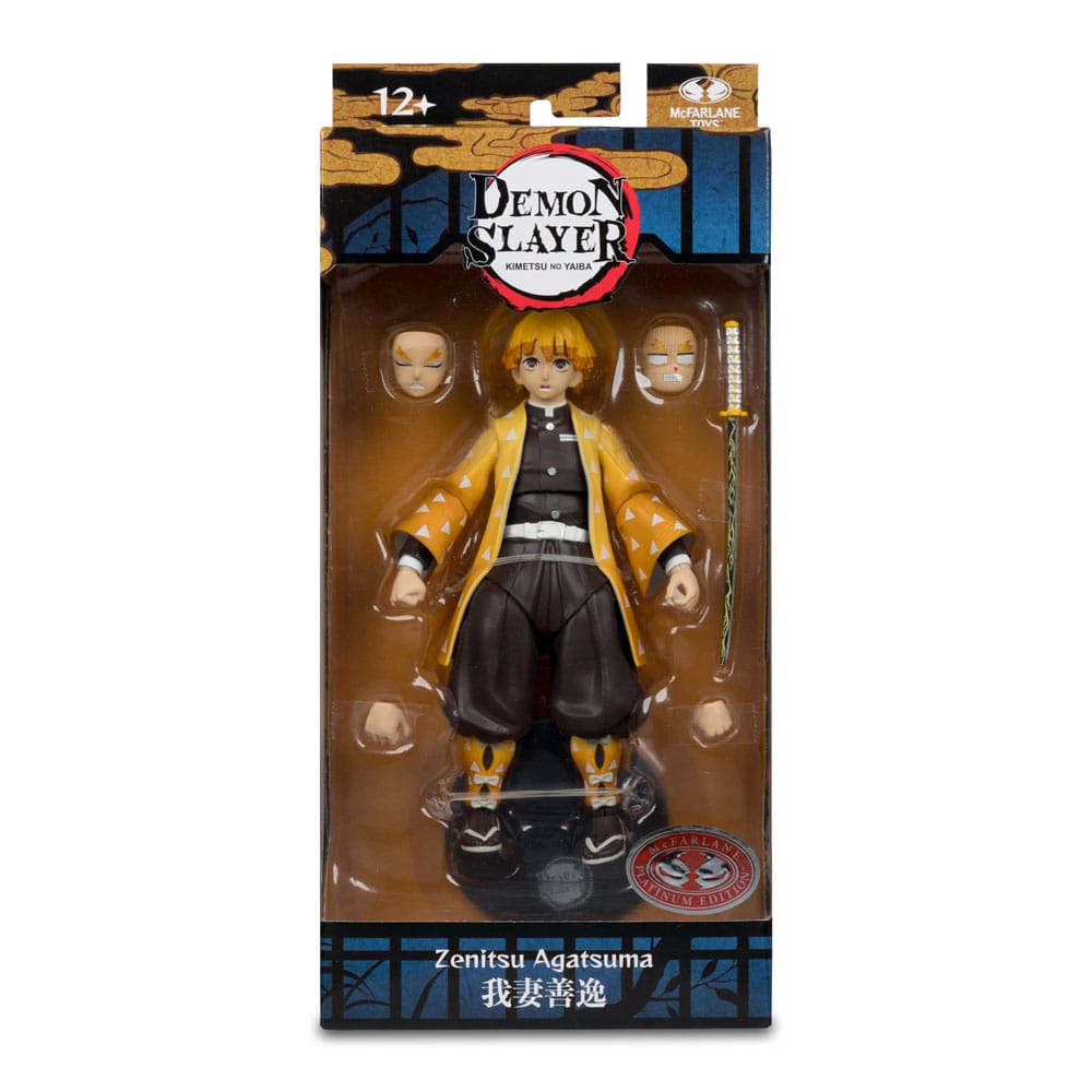 Demon Slayer: Kimetsu no Yaiba Action Figure Zenitsu Agatsuma Platinum Edition 15 cm