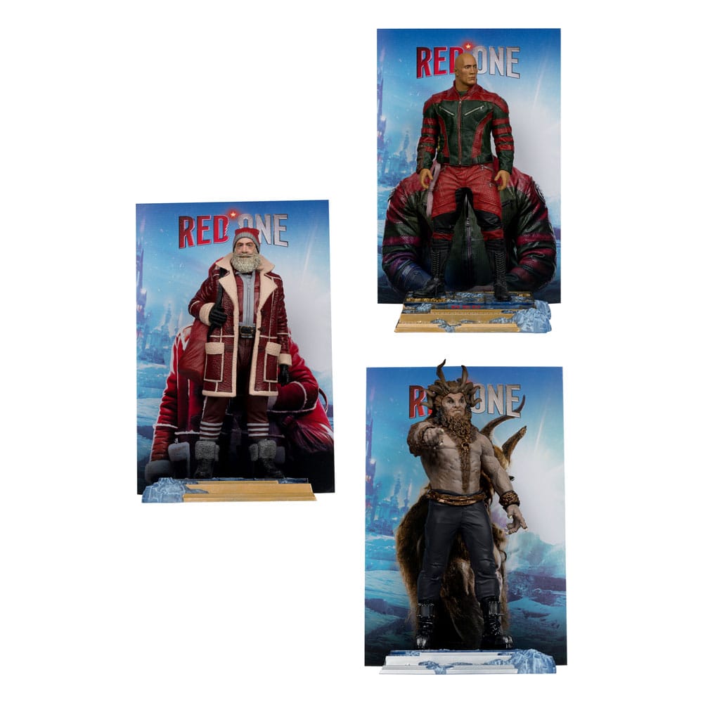 Red One Movie Maniacs PVC Statue Assortment (6)