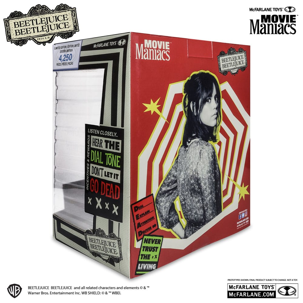 Beetlejuice Movie Maniacs PVC Statue Assortment (6)
