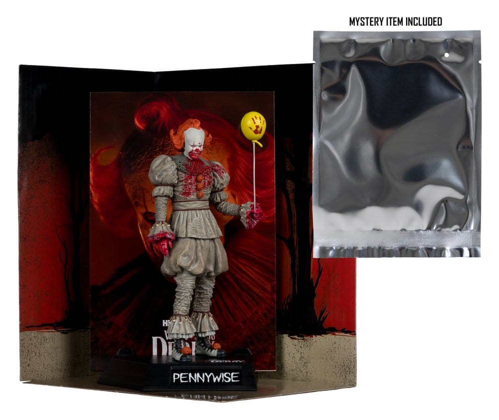 It Welcome to Derry Movie Maniacs Figure Pennywise (Bloody) 16 cm