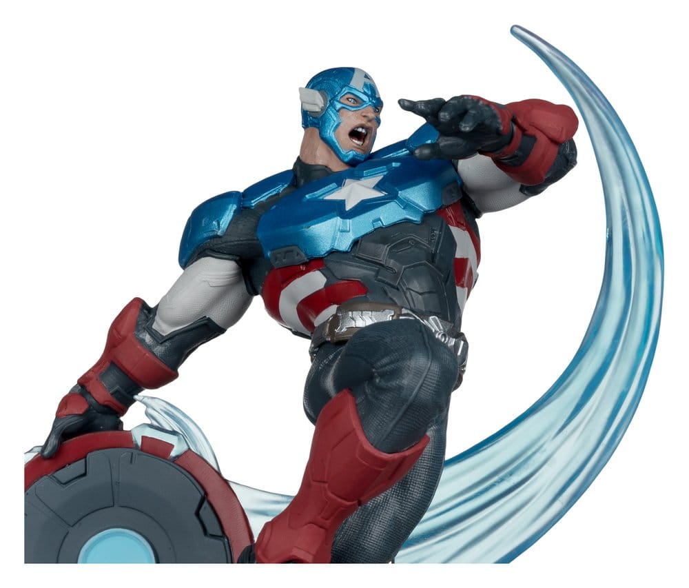 Marvel Rivals Collection 1/10 Action Figure Captain America 20 cm