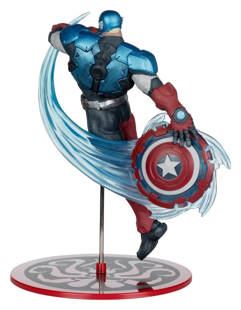 Marvel Rivals Collection 1/10 Action Figure Captain America 20 cm