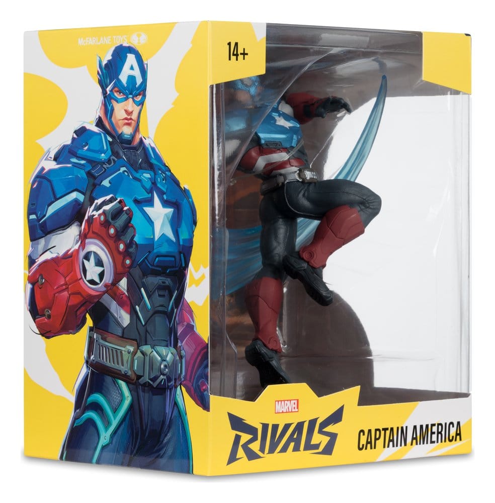 Marvel Rivals Collection 1/10 Action Figure Captain America 20 cm