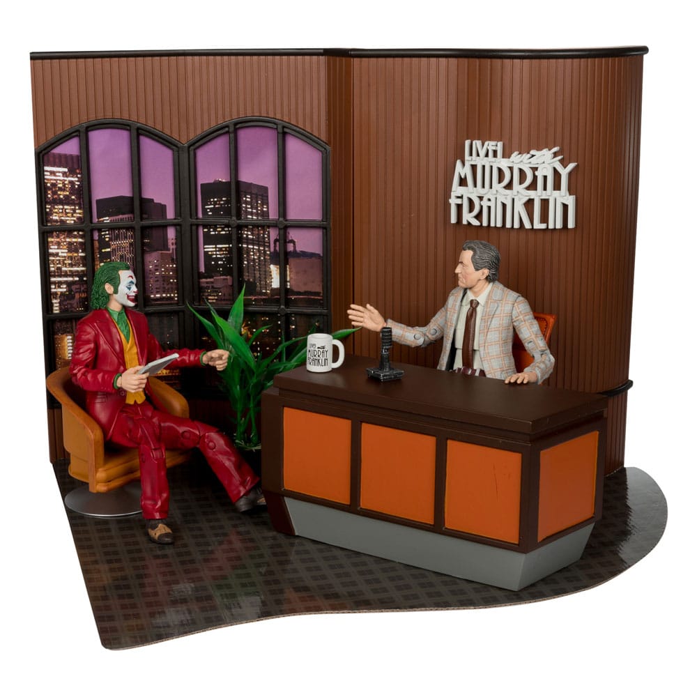 Joker DC Multiverse (Joker Movie) Deluxe Colllector Action Figure The Joker (Live with Murray Franklin) Limited Edition 18 cm