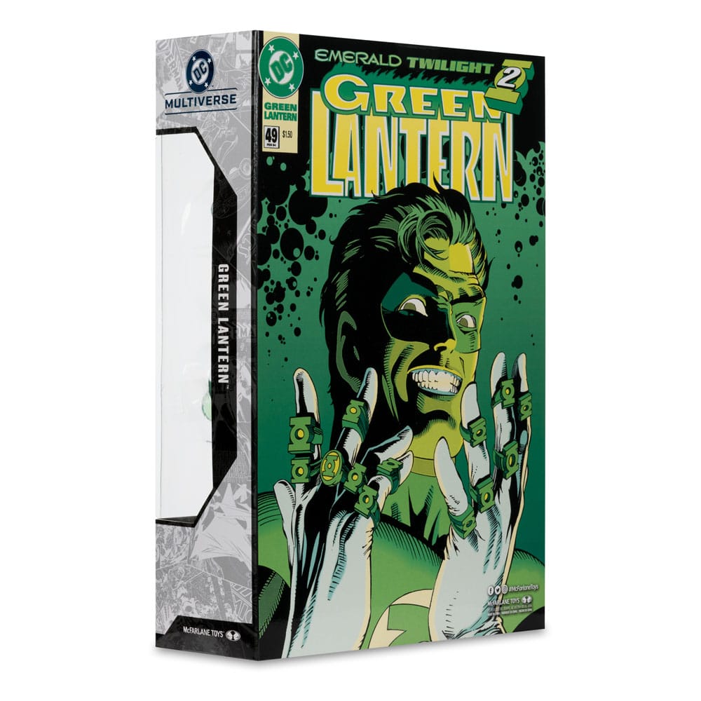DC Multiverse McFarlane Cover Recreations Action Figure Green Lantern (Emerald Twilight) (Gold Label) 18 cm