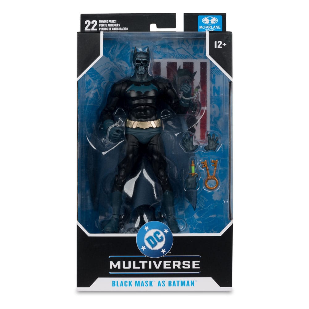 DC Multiverse Action Figure Black Mask as Batman (Beneath the Mask) 18 cm