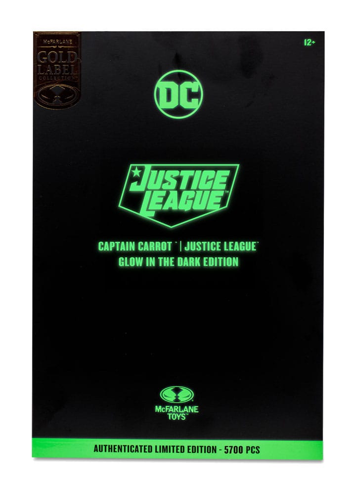 DC Multiverse Action Figure Captain Carrot (Justice League Incarnate) Glow In The Dark Edition (Gold Label) 18 cm