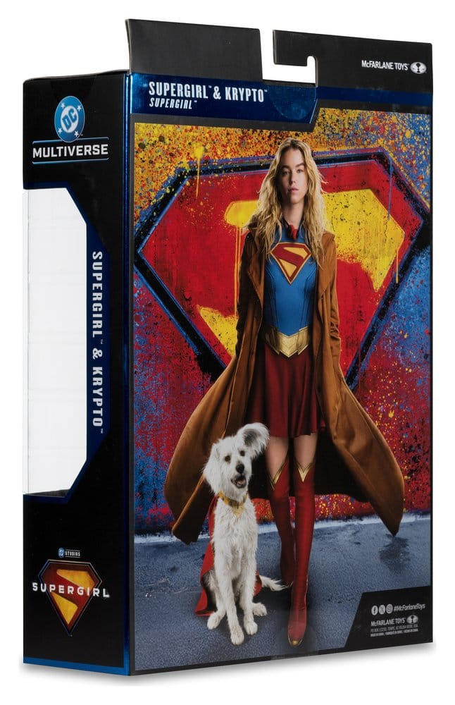 Supergirl (2026) DC Theatrical Deluxe Edition Action Figure Supergirl & Krypto (Gold Label) 17 cm