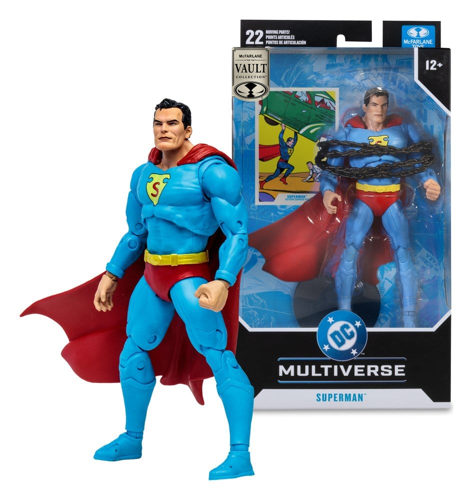 DC Multiverse McFarlane Vault Collection Action Figure Superman (Action Comics) 18 cm