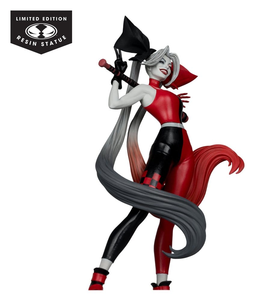 DC Direct Harley Quinn: Red, White & Black Statue 1/10 Harley Quinn by Alex Garner 21 cm