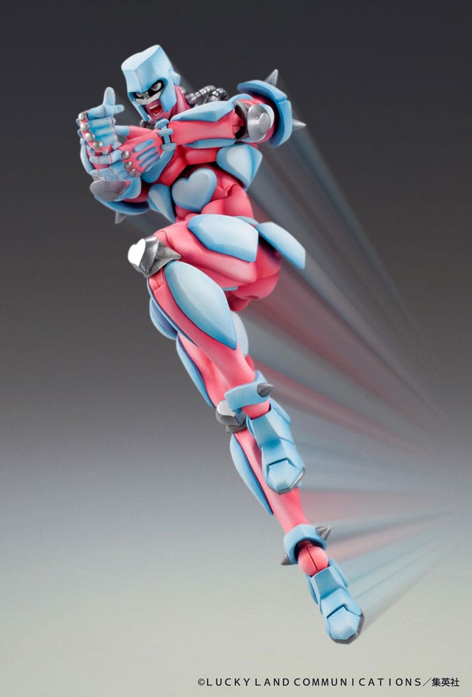 JoJo's Bizarre Adventure: Diamond Is Unbreakable Super Action Statue Chozokado (Crazy Diamond) 16 cm
