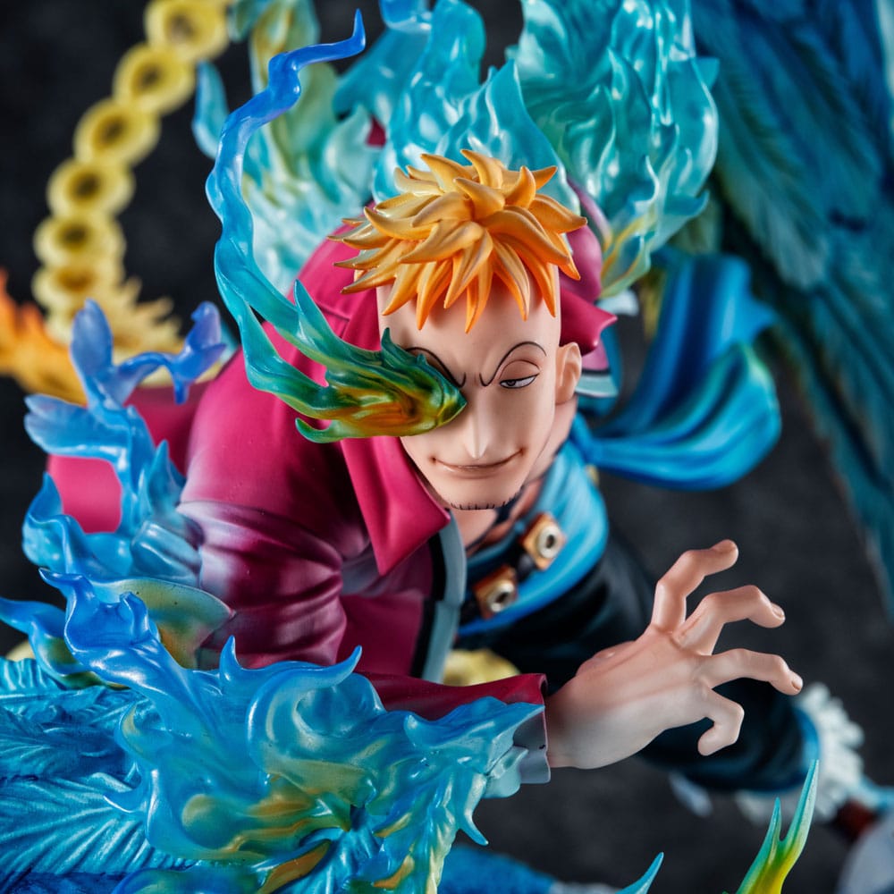 One Piece P.O.P MAS Maximum PVC Statue Marco the Phoenix Leader of 1st group of Whitebeard Pirates 32 cm