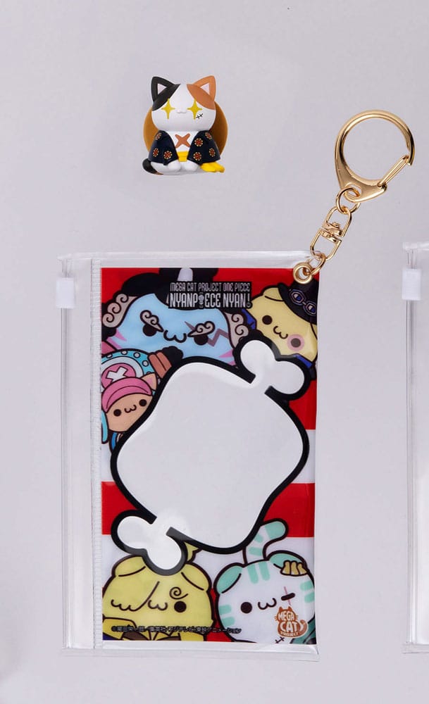 One Piece Mega Cat Project Nyan Piece Nyan! Trading Figure with pouch Luffy 2025 Limited Edition 7 cm