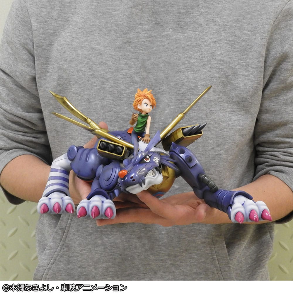Digimon Adventure Precious G.E.M. Series PVC Statue Metal Garurumon & Ishida Yamato 30 cm