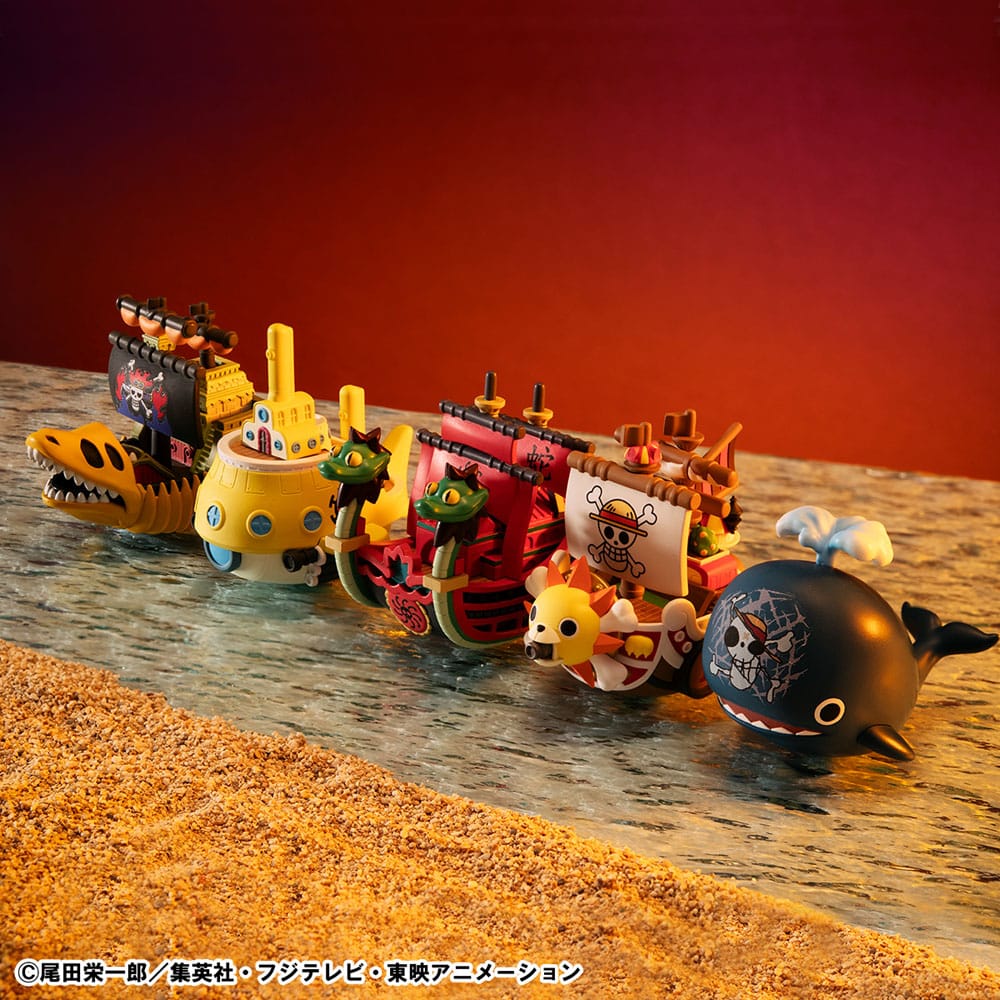 One Piece Yuracolle  Series Trading Figure Grand Line Vol. 2 6 cm Assortment (6)