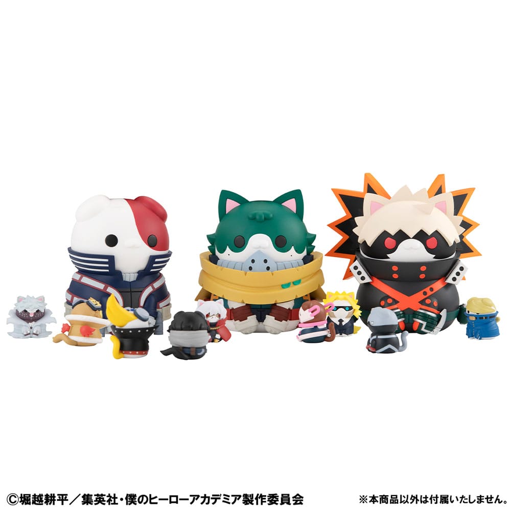My Hero Academia Mega Cat Project Nyanto! The Big Heroaca Cats Series Series Trading Figure Shoto Todoroki 12 cm