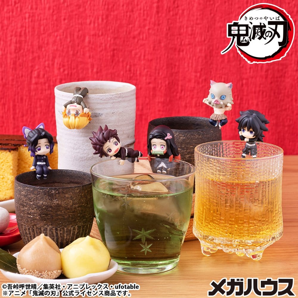 Demon Slayer Kimetsu no Yaiba Ochatomo Series Trading Figure 4 cm Assortment (6)