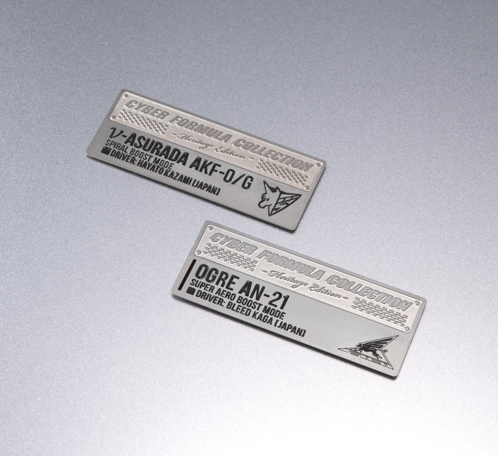 Future GPX Cyber Formula Vehicles 2-Pack vAsurada AKF-0/G Spiral Boost Mode & OGRE AN-21 Super Aero Boost Mode Set Heritage Edition 9 cm