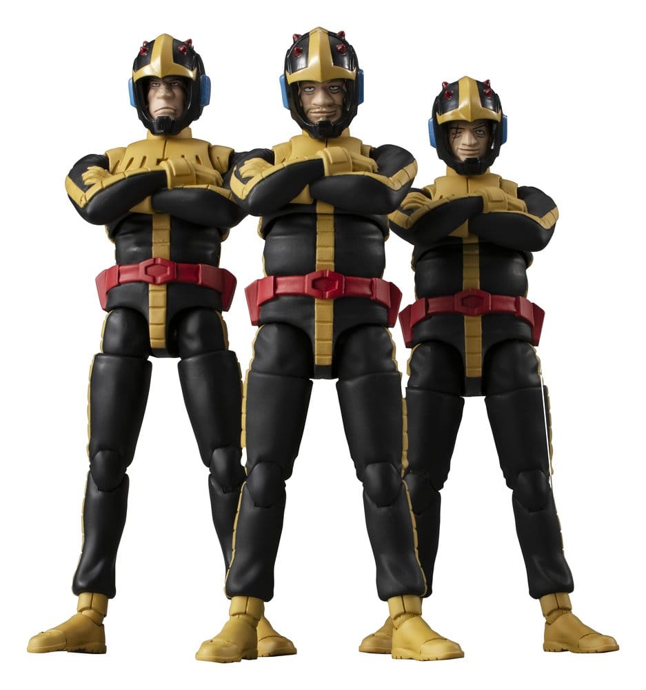 Mobile Suit Gundam G.M.G. Collection 3-Pack Action Figures Principality of Zeon Jet Stream Attack 10 cm (with gift)